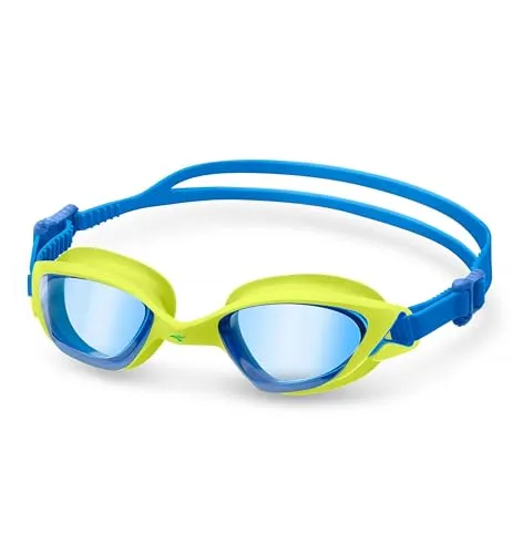 Aqua Speed Torrent Schwimmbrille für Erwachsen + Mikrofasertuch | Verspiegelt | Antibeschlag- und UV-Schutz | Ultrafast Schnallensystem | Silikonband | Schutzhülle - Torrent - 81 GRÜN