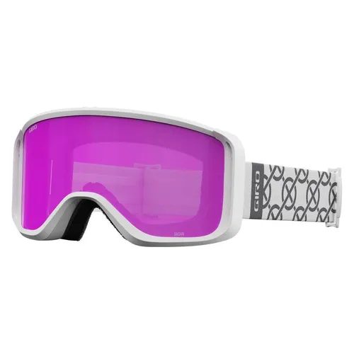 Giro Sagen 011 Ski- & Snowboard-Brille in Weiß mit Monogramm