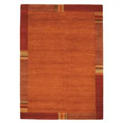 Produktbild Cazaris Wollteppich Sensation Silk Lakir, Kastanienfarben, 90x160 cm