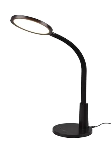 Reality Leuchten LED Schreibtischleuchte Sally R52671102 - Schreibtischlampe mit Flexarm und 4-fach Touch-Sensor, energiesparende 8,4 Watt LED, Timer-Funktion und neutralweißem Licht für optimale Ausleuchtung.