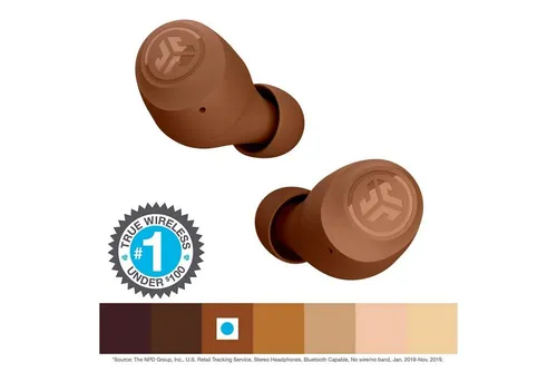 JLab Go Air Tones True Wireless Earbuds in braun von Jlab