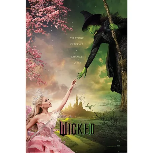 Poster WICKED - Everyone Deserves A Chance To Fly - 61x91,5cm 59905 WK2