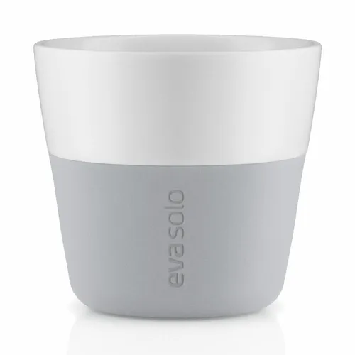EVA SOLO 2 Coffee Cups | Lungo-Becher 230 ml | Marble Grau in grau von Eva Solo
