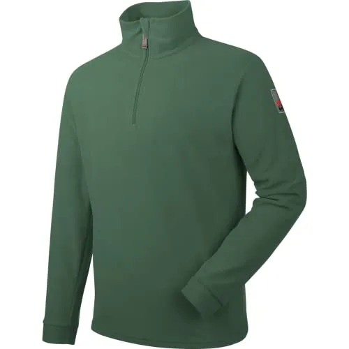 WÜRTH MODYF Fleecetroyer Luca – Atmungsaktiver Fleece Pullover in Grün, Größe XXL - Vielseitiger Fleecepullover für Handwerk und Outdoor-Arbeiten. Atmungsaktives Mikrofleece mit hohem Stehkragen und praktischem Reißverschluss für hohen Tragekomfort.