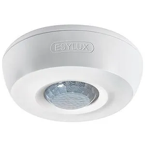 Esylux Bewegungsmelder MD 360i/8 Basic PIR - Bewegungsmelder für Deckenmontage mit 360° Erfassungsbereich und 8 m Reichweite, ideal für Innenräume. Sofort betriebsbereit und energieeffizient dank Nulldurchgangsschaltung.