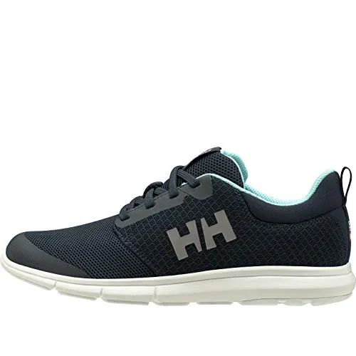 Helly Hansen Damen W Feathering Schuhe, Marineblau, Größe 40.5 - Leichte und atmungsaktive Damen-Schuhe mit schnelltrocknendem Obermaterial für hohen Tragekomfort und optimalen Schutz im Outdoor-Bereich.