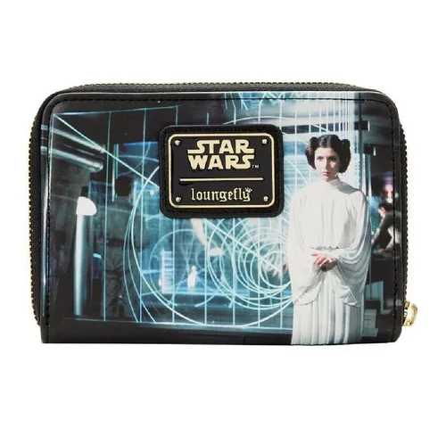 Loungefly Star Wars A New Hope Brieftasche - Spielzeugfiguren: Modische Brieftasche für Star Wars-Fans, aus hochwertigen Materialien, bietet Platz für Karten und Bargeld – ein stilvolles Accessoire für jeden Fan!