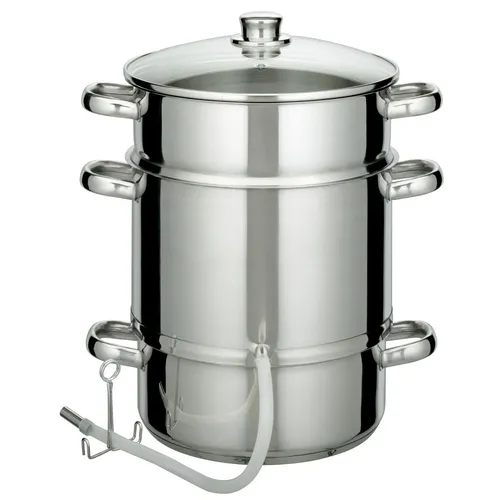 GSW Dampfentsafter ENTSAFTER 26 cm aus Edelstahl INDUKTION