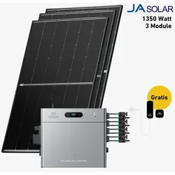 Balkonkraftwerk 1350 Watt Komplettset mit Zendure SolarFlow 2400 Pro - Effizientes Balkonkraftwerk mit 1350 W bifazialen Solarmodulen und 2,4 kWh Stromspeicher. Ideal zur Nutzung erneuerbarer Energien und für nachhaltige Energiegewinnung auf Balkonen.