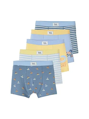 Vertbaudet 5er-Pack Jungen Boxershorts gelb 110 in gelb von Vertbaudet