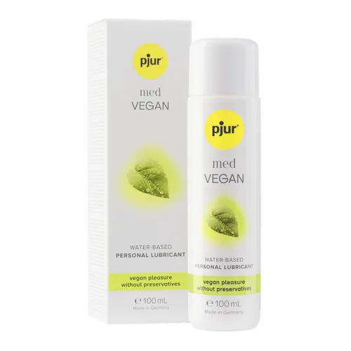 pjur med VEGAN Intimgleitgel wasserbasiert Kondomsicher für sensible Haut