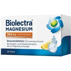 Magnesium Biolectra 365 mg Fortissimum Zitrone