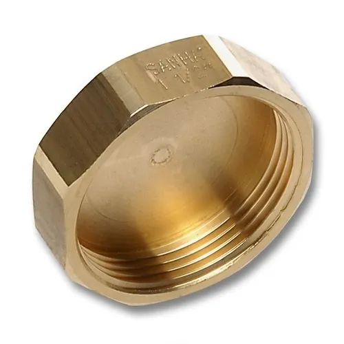 SANHA Blindkappe Messing 11/2