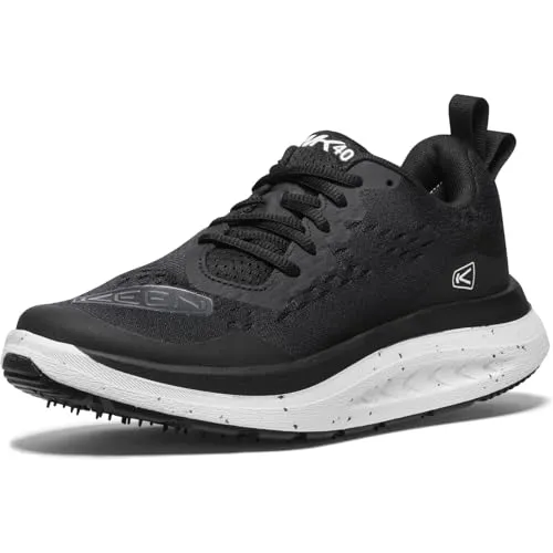 KEEN Damen WK400 Textile Black White Trainer 40 EU