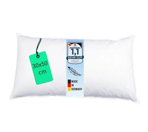 Luxusfeder Kissenfüllung Daunenkissen 30x50 cm Daunenfüllung Sofakissen Füllkissen, Made in Germany