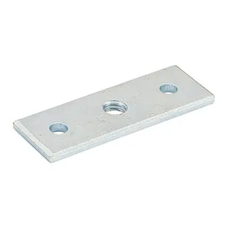 Hettich Sockelverstellschraube Halteplatte M8 47645, Stahl verzinkt