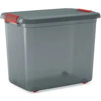 PROREGAL MANATEE Aufbewahrungsbehälter mit Deckel 60L - Aufbewahrungsbehälter mit Deckel, robust und bruchsicher, ideal für Keller, Kinderzimmer oder Abstellraum. Mit 60 Litern Volumen bietet er viel Platz für Ihre Gegenstände.
