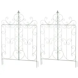 CLP 2er Set Rankgitter Mandevilla antik-grün in grün von CLP