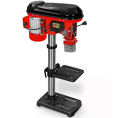 Hecht Profi Standbohrmaschine 600 Watt - Bohrmaschinen mit 600 Watt Leistung, schwenkbarem und höhenverstellbarem Tisch für präzise Bohrungen und optimalen Komfort in der Werkstatt.