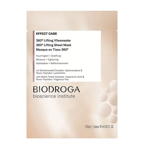 Biodroga Effect Care 360° Vliesmaske, 1 Stk.