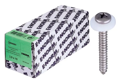 E-NORMpro Fensterbankschraube A2 3,9 x 16 mm - 100 Stück