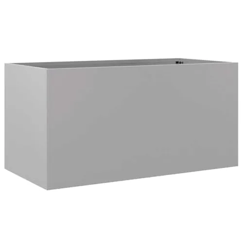 vidaXL Pflanzkübel aus verzinktem Stahl - Garten-Zubehör, langlebig und korrosionsbeständig, ideal für die dekorative Gestaltung von Terrassen, Balkonen und Gärten.