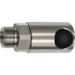 Druckknopf-Sicherheitskupplung NW 11, Edelstahl - Druckluftzubehör mit Sicherheitsmechanismus, verhindert Verletzungen und sorgt für sichere Handhabung bei bis zu 16 bar Betriebsdruck.