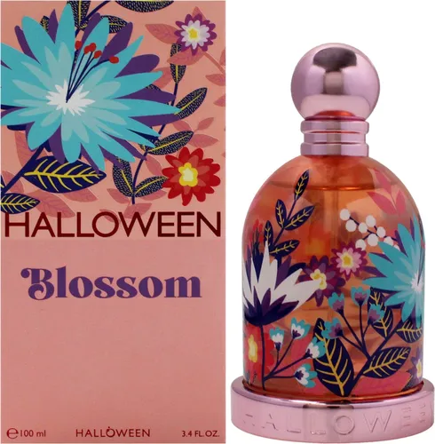 Jesus Del Pozo Halloween Blossom Eau de Toilette 100 ml - Blumig-fruchtiger Damenduft mit erfrischenden Noten von Walderdbeere und grüner Mandarine, ideal für den Alltag und besondere Anlässe.