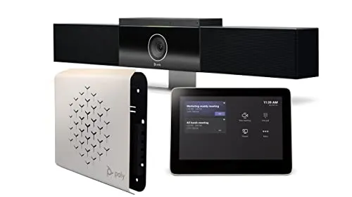 POLY G40-T Videokonferenz Bundle - Komplettes Kit für professionelle Videokonferenzen, inklusive hochwertiger Kamera und Mikrofon für kristallklare Kommunikation.