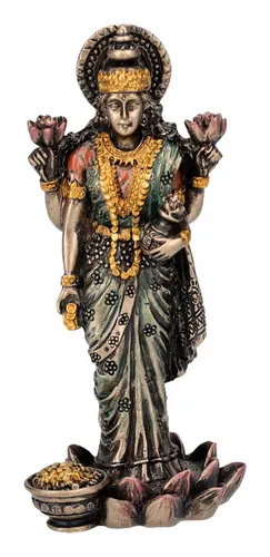 Figuren Shop GmbH Dekofigur Lakshmi Figur klein - Hinuistische Göttin der Liebe - Veronese Deko