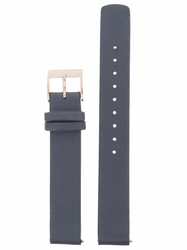 SKAGEN Uhrenarmband LB-SKW2672 - Uhrenarmband aus hochwertigem Leder, 14 mm breit, in stilvollem Grau, ideal für das Modell SKW2672 – perfekter Ersatz für einen eleganten Look.