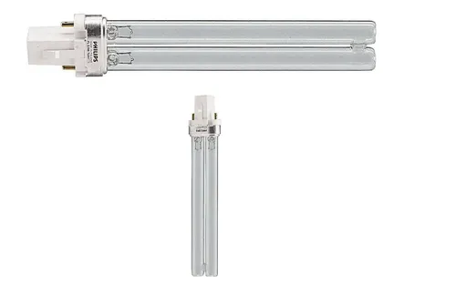 Philips UVC Ersatzlampe PL-S 11 Watt 23 cm - Original PHILIPS UVC-Leuchtmittel zur professionellen Anwendung in Gewässern und Aquarien. Hohe Qualität für effektive Entkeimung und Algenkontrolle, ideal für viele Geräte wie Oase und Tetra.