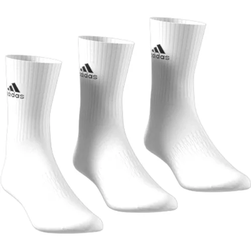 adidas Sportsocken Crew Cushion (Fußgewölbeunterstützung, durchgehend gepolstert) weiss - 3 Paar, Größe: 28-30