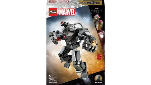 LEGO Marvel 76277 War Machine Mech - Baubare Actionfigur mit 3 Shootern, ideal für kreative Duelle ab 6 Jahren