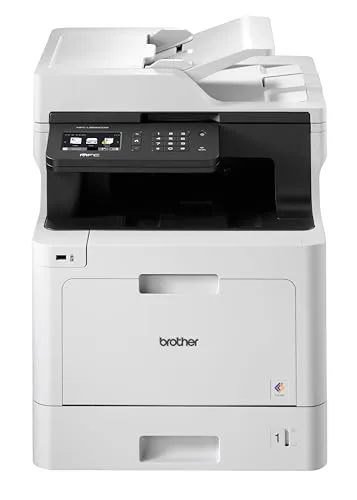 Brother MFC-L8690CDW - Multifunktionsgerät - All-in-One Farbdrucker mit automatischem Dokumenteneinzug, ideal für effizientes Drucken und Scannen im Büro.