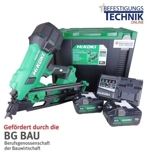 HiKoki 18V Akku Nagler NR1890DBCL – Leistungsstarker Streifennagler für den professionellen Einsatz