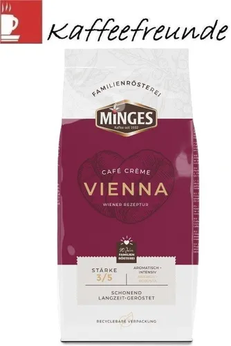 1Kg Minges Café Crème Vienna Kaffeebohnen