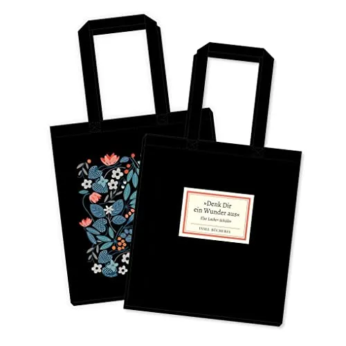 Insel-Bücherei Stofftasche: »Denk dir ein Wunder aus« – Else Lasker-Schüler | Poetisch. Praktisch. Einfach gut.
