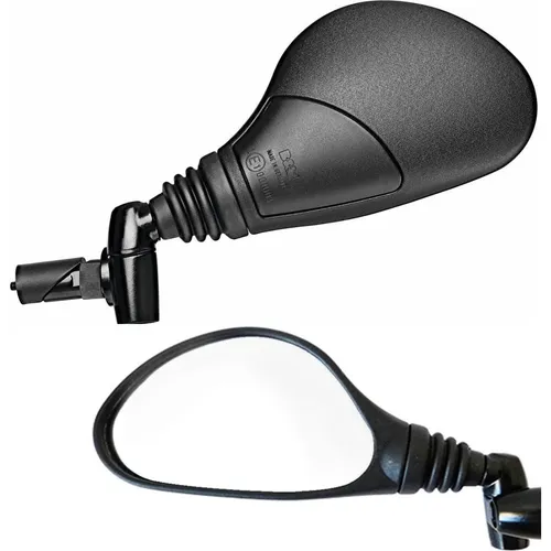 Busch + Müller Fahrradspiegel Rückspiegel 913/701 - Kurze Halterung schwarz - Fahrradspiegel mit kurzer Halterung, bietet optimalen Sichtbereich und erhöhte Sicherheit im Straßenverkehr.
