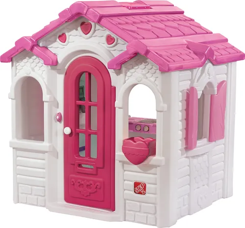 Step2 Sweetheart Spielhaus in Rosa/Weiß
