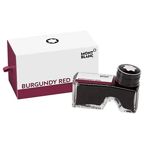 Montblanc Tintenfass 128188 Burgundy Red - 60 ml - Grafik- & Zeichenbedarf mit hochwertiger, löschbarer Tinte in burgunderrot. Bietet ein intensives Farberlebnis und ist ein optisches Highlight auf jedem Tisch.