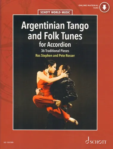Argentinian Tango and Folk Tunes for Accordion Songbook Akkordeon Noten mit Down