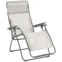 Lafuma Futura XL Relaxsessel Batyline® - Titane - Gartenstühle mit außergewöhnlichem Komfort, wetterbeständig und leicht zu reinigen. Ideal für entspannte Stunden im Freien.