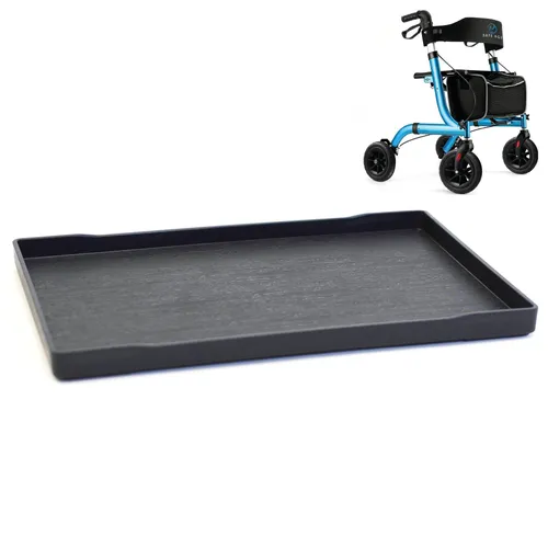 Safe Age® Universelles Rollator-Tablett – rutschfest & leicht