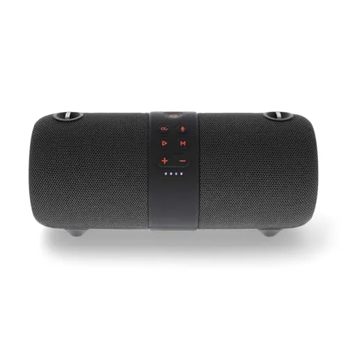 Nedis Tragbarer Bluetooth Lautsprecher - Tragbarer 2.0-Kanal Lautsprecher, kabellos mit 14 Watt Leistung – perfekt für Partys oder unterwegs.
