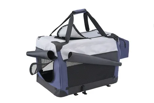Nobby Traveller Plus blau/grau - Transportbox für Haustiere - Transportboxen & -taschen, ideal für Reisen mit Haustieren, bietet Sicherheit und Komfort für Ihren Vierbeiner.