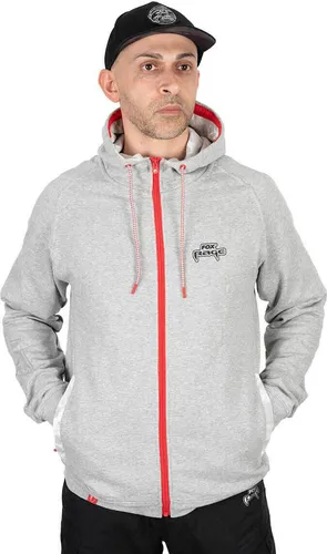 Fox Rage Herren Voyager Hoody Light Grey - Größe L - Sonstiges Angelzubehör, ideal für Angler und Freizeit mit praktischem Reißverschluss und hochwertiger Baumwoll-Polyester-Mischung für besten Tragekomfort.