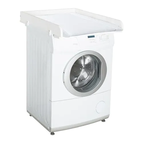Roba Wickelplatte mit Folien-Wickelauflage - Kommode mit praktischem Wickelaufsatz, ideal für platzsparendes Wickeln auf der Waschmaschine.
