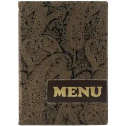 Securit® Design-Menühülle in Lederoptik A4 von Securit®