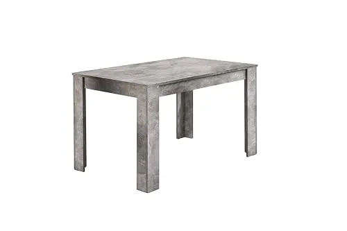 Esstisch Nepal, grau, 120x75 cm - Esstisch in grau, 120 cm breit und 75 cm hoch. Hochwertige Verarbeitung mit pflegeleichter Oberfläche und zeitlosem Design – ideal für jeden Essbereich.